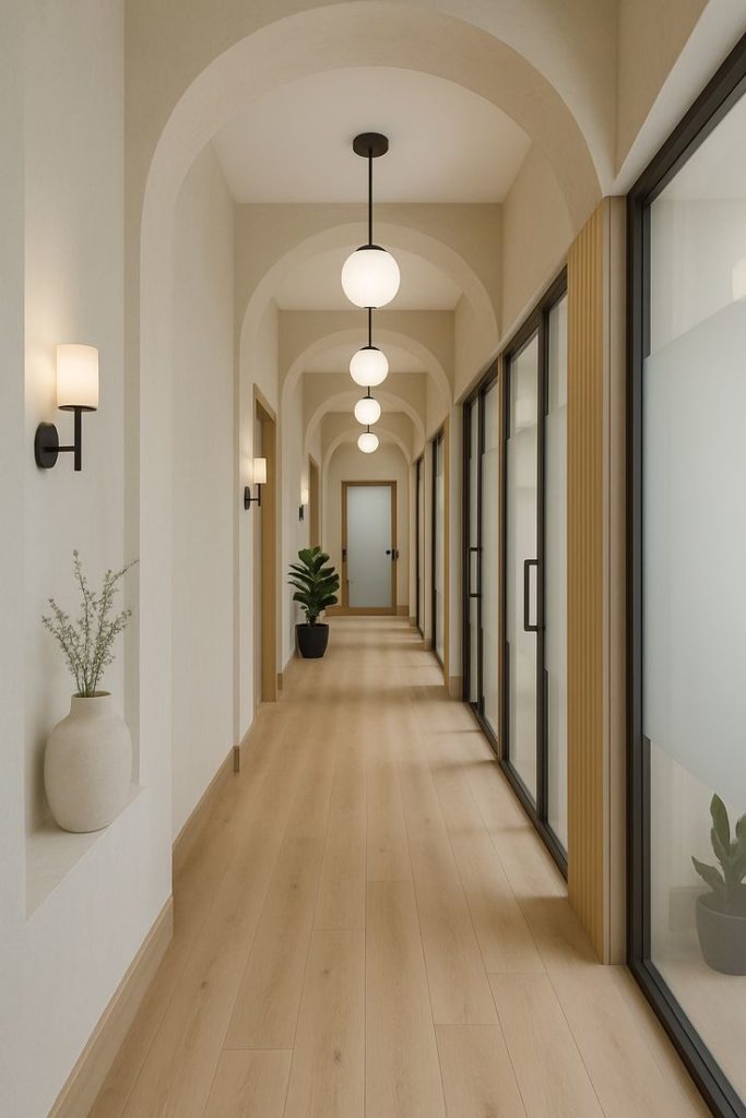 Galerie — arches et perspectives
