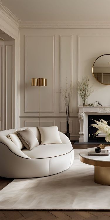 S&eacute;lection de mobilier et d&eacute;coration d&rsquo;un salon cosy