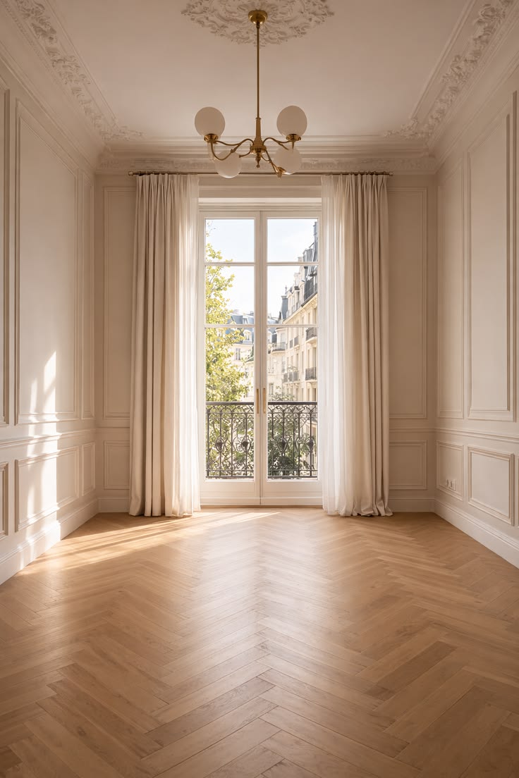 Intérieur d'un appartement parisien avant rénovation des menuiseries, THE GALLERY LL